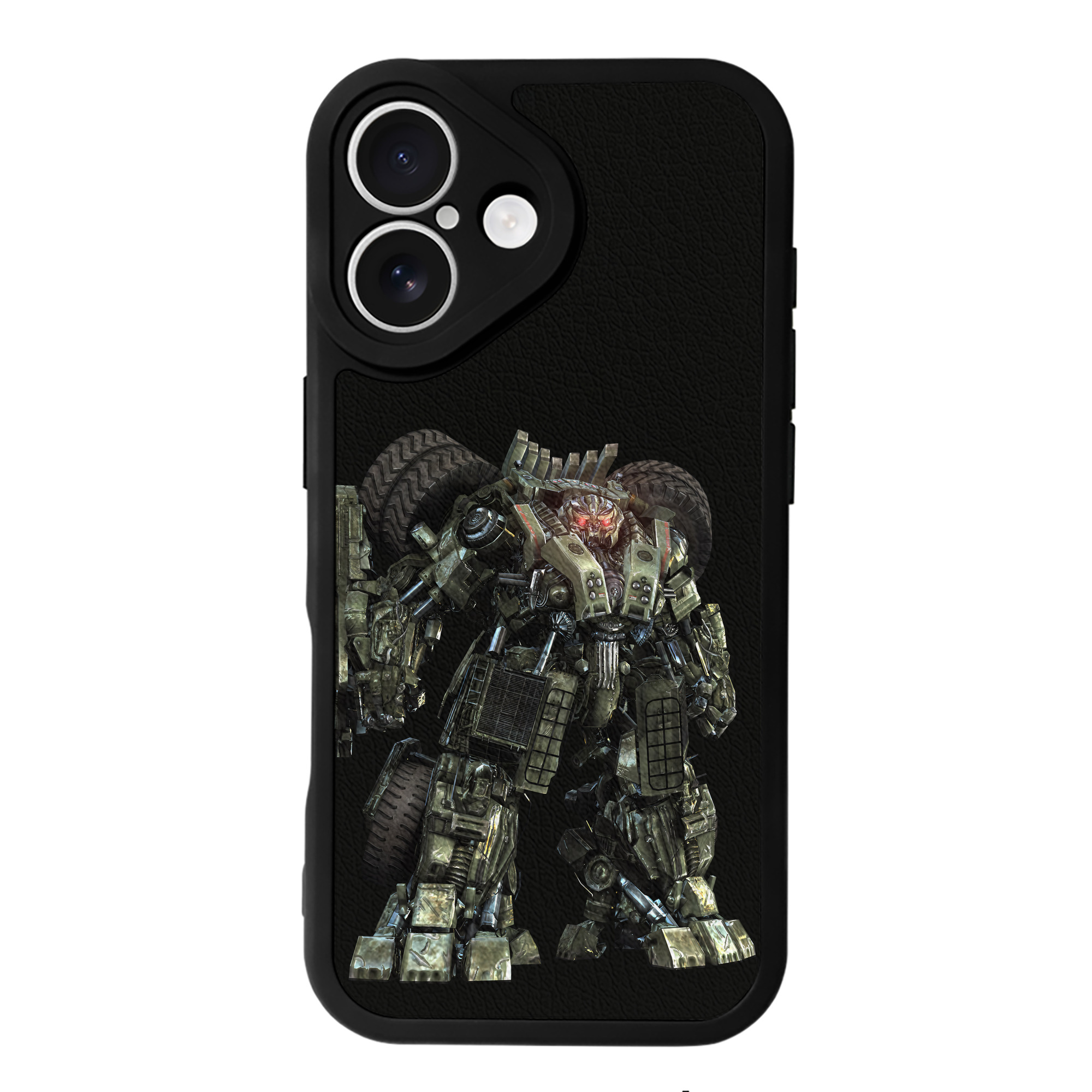 （画像用） Transformers トランスフォーマー 【iPhone 16シリーズ対応】シリコンスマホケース（レザー調） 材質：シリコン